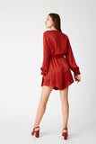 Third Form WOMENS INTRIGUE TIED PLAYSUIT SCARLET, WOMENS PLAYSUITS & ROMPERS, THIRD FORM, Elwood 101