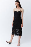 Third Form WOMENS MOON FLOWER SLIP DRESS BLACK, WOMENS DRESSES, THIRD FORM, Elwood 101