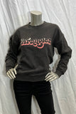 Wrangler Womens Paper Walls Sweat - Worn Black, WOMENS KNITS & SWEATERS, WRANGLER, Elwood 101