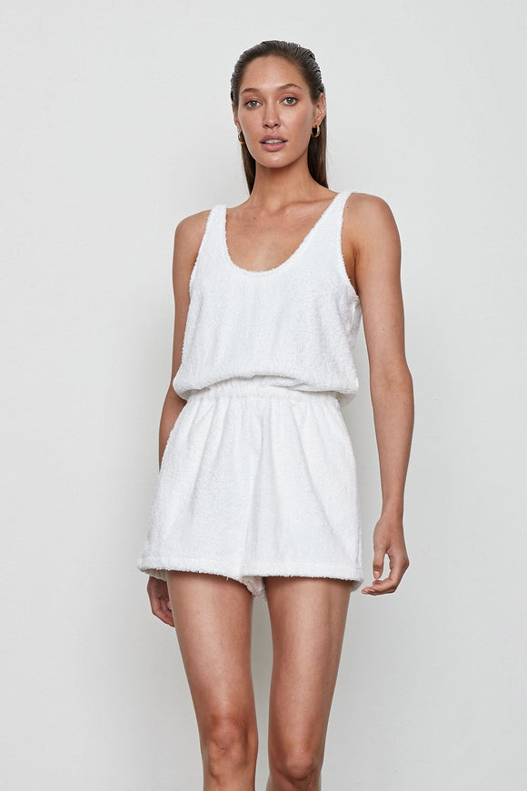 Atoir Womens The Juliet Playsuit - Blanc, WOMENS PLAYSUITS & ROMPERS, ATOIR, Elwood 101