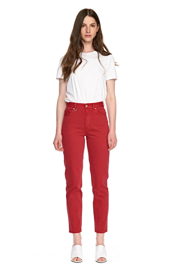 Neuw WOMENS LOLA MOM SLIM JEANS ROUGE, WOMENS DENIM, NEUW, Elwood 101