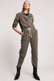 OneTeaspoon WOMENS DARK KHAKI STARSHIP JUMPSUIT, WOMENS JUMPSUITS & OVERALLS, OneTeaspoon, Elwood 101