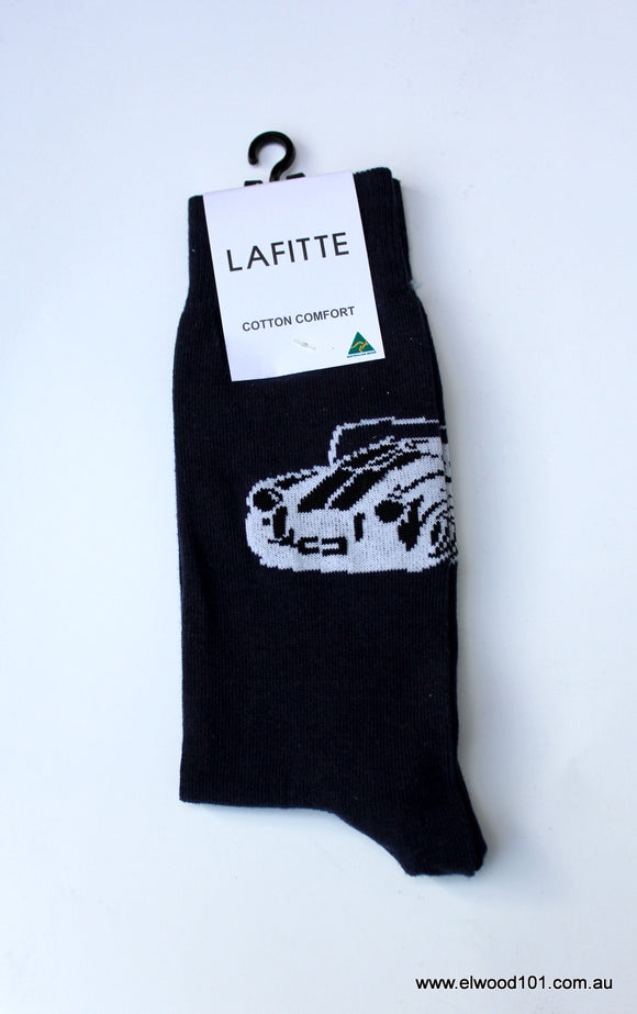 Lafitte CAR FUN SOCKS NAVY, SOCKS, LAFITTE, Elwood 101