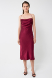 Third Form WATERFALL BIAS SLIP DRESS RUBY, WOMENS DRESSES, THIRD FORM, Elwood 101