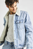 Rollas MENS DENIM SHERPA - ORIGINAL STONE, MENS JACKETS, ROLLAS, Elwood 101