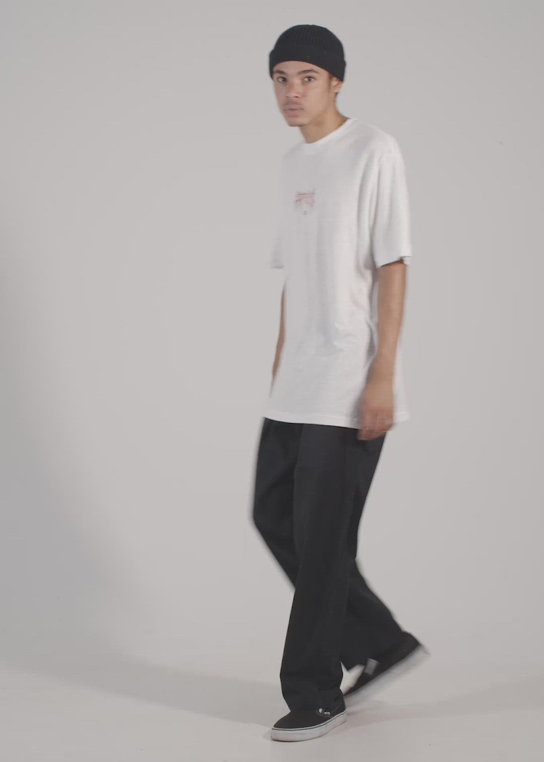 AFENDS MENS Other Days - Retro Fit T-Shirt - White