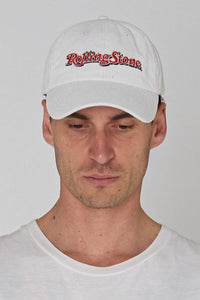 ROLLAS Mens Rolling Stone White Cord Cap, MENS CAPS & BEANIES, ROLLAS, Elwood 101