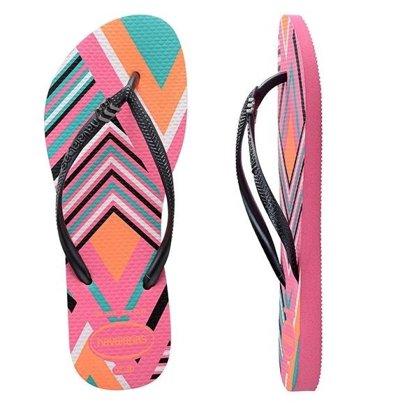Havaianas SLIM TRIBAL SHOCKING PINK FEMALE, WOMENS HAVAIANAS, HAVAIANAS, Elwood 101