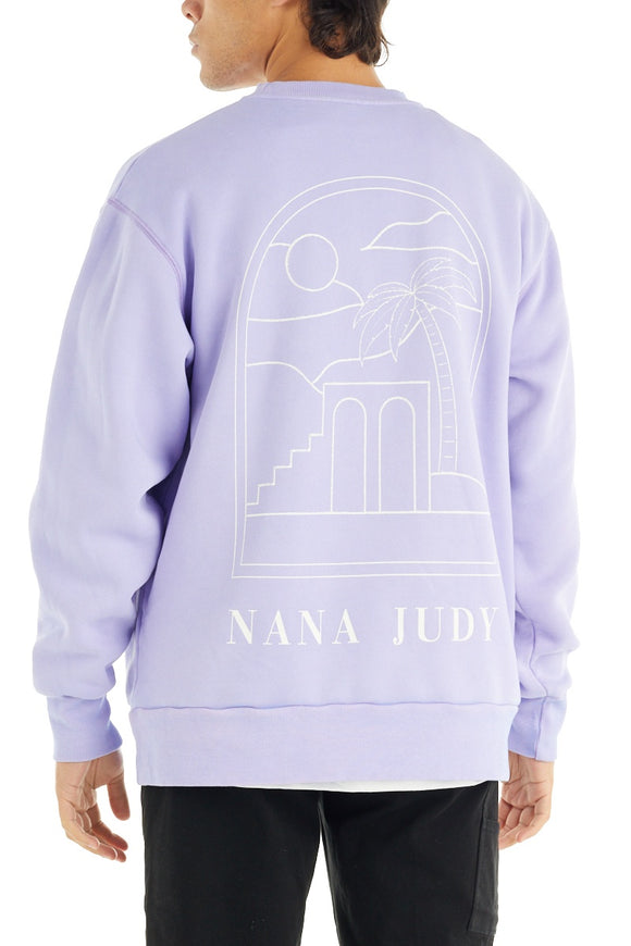 nANA jUDY Mens Malibu Crew - Lilac, MENS KNITS & SWEATERS, NANA JUDY, Elwood 101