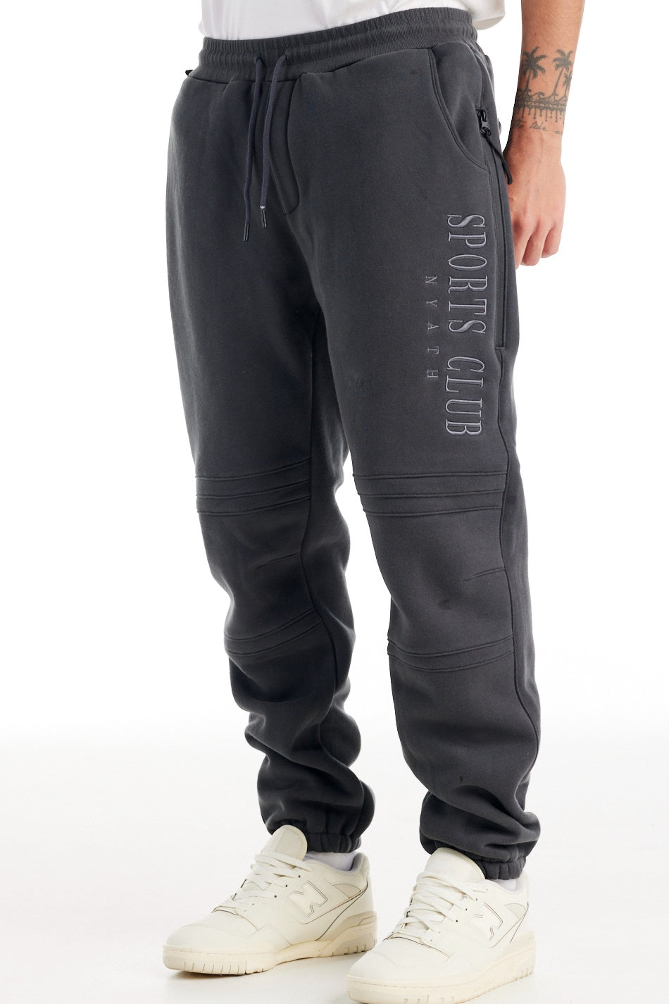 nANA jUDY Mens Sports Club Trackpant Charcoal