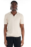 nANA jUDY Mens St Tropez Short Sleeve Knit Shirt - Bone, MENS SHIRTS, NANA JUDY, Elwood 101